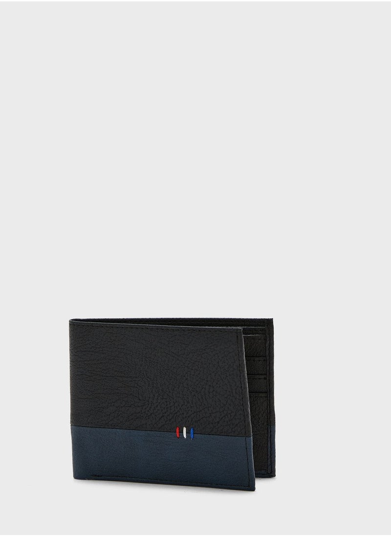 Seventy Five - Color Block Bi Fold Wallet - Image 1