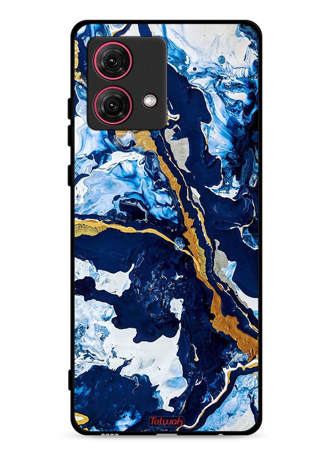 Tolwak Motorola Moto G84 5G Protective Case Cover Glitch Texture Art - Image 1