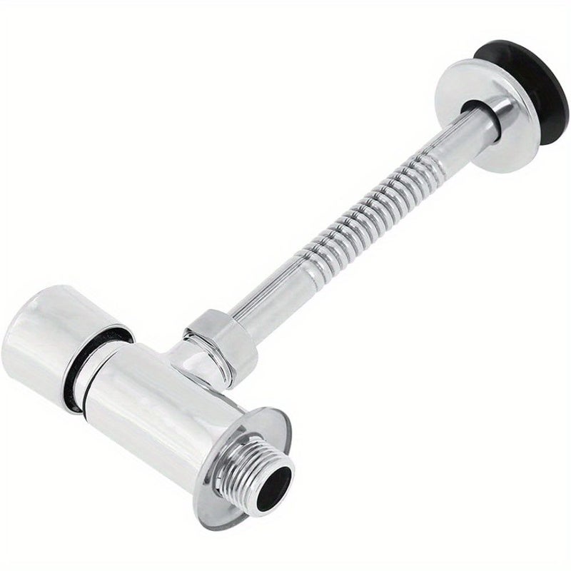 Manual Urinal Flush Valve Zinc Alloy Bidet T Adapter With Shut Off - Image 2