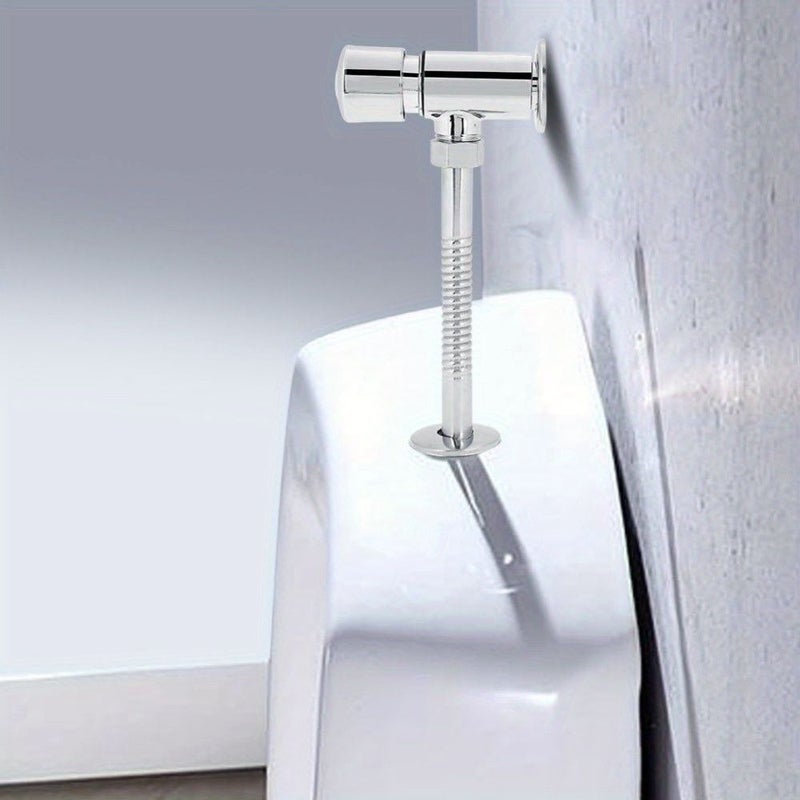 Manual Urinal Flush Valve Zinc Alloy Bidet T Adapter With Shut Off - Image 5