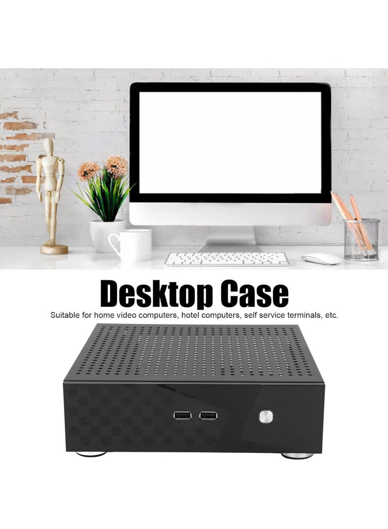هيكل كمبيوتر مكتبي Mini ITX، هيكل كمبيوتر مكتبي M AXT للألعاب، لأجهزة الفيديو المنزلية، أجهزة كمبيوتر الفنادق، محطات الخدمة الذاتية، تبديد جيد للحرارة