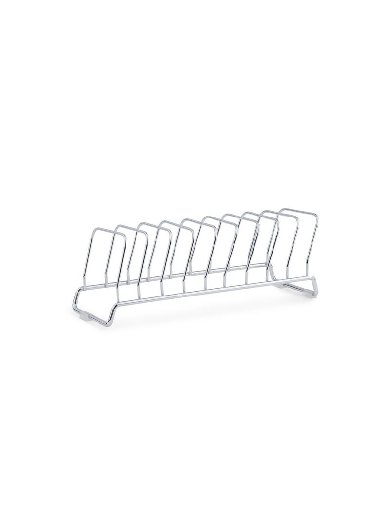 Pan Home Essentials Plate Rack 9x9x28cm -Chrome - Image 1