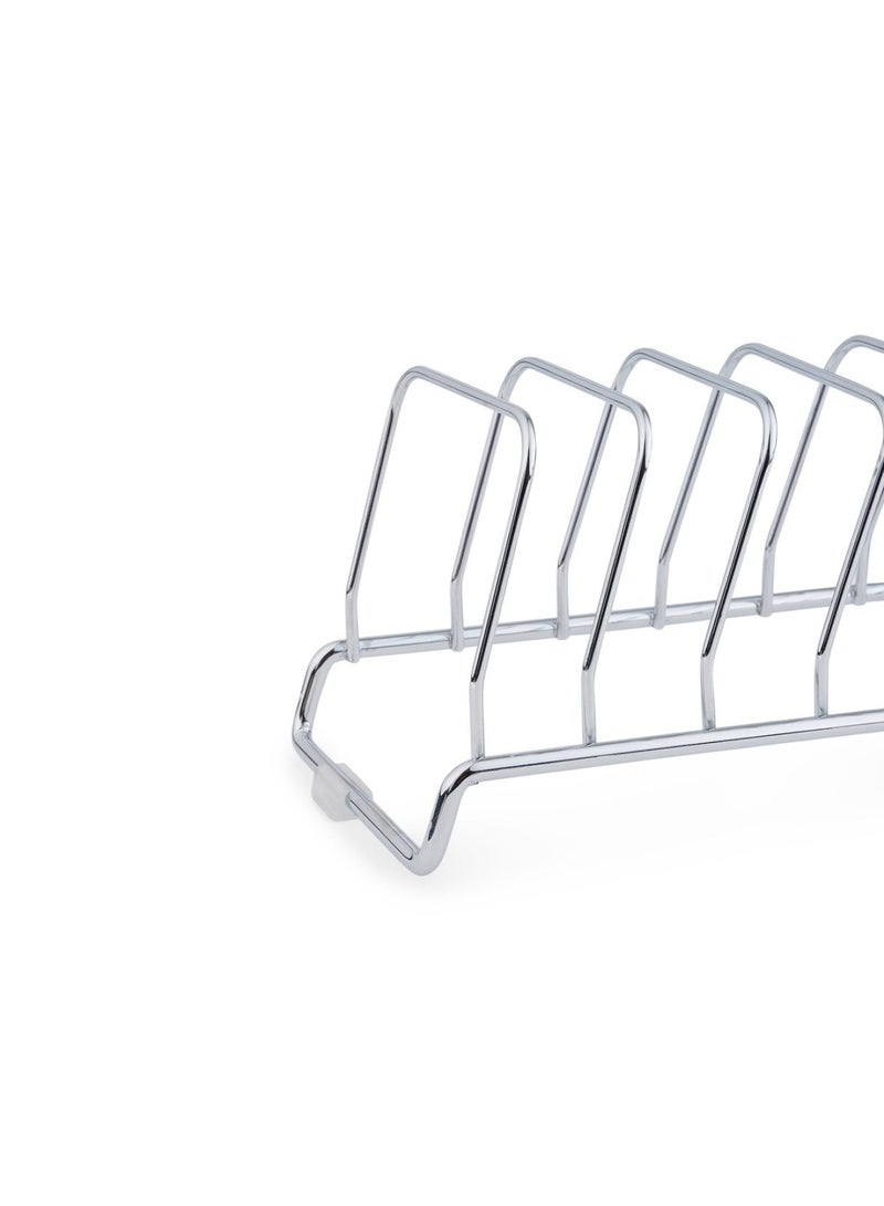 Pan Home Essentials Plate Rack 9x9x28cm -Chrome - Image 2