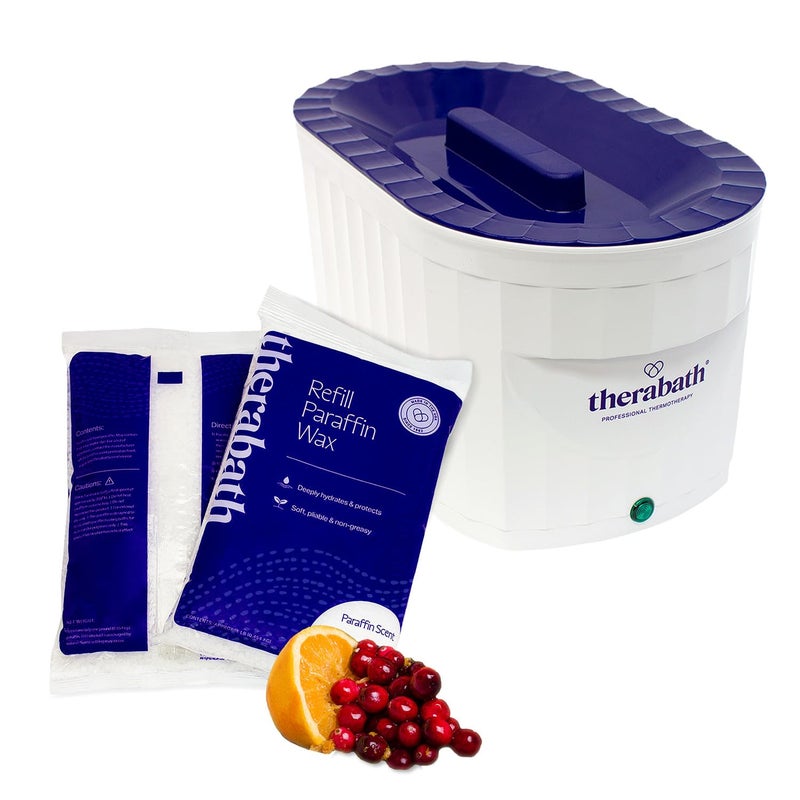 Therabath Professional Thermotherapy TB6 Paraffin Wax Bath Helps Relieve Arthritis Muscle Stiffness Heat Therapy for Hands Feet Face Body Made in USA 6 lb Cranberry Zest - Image 1