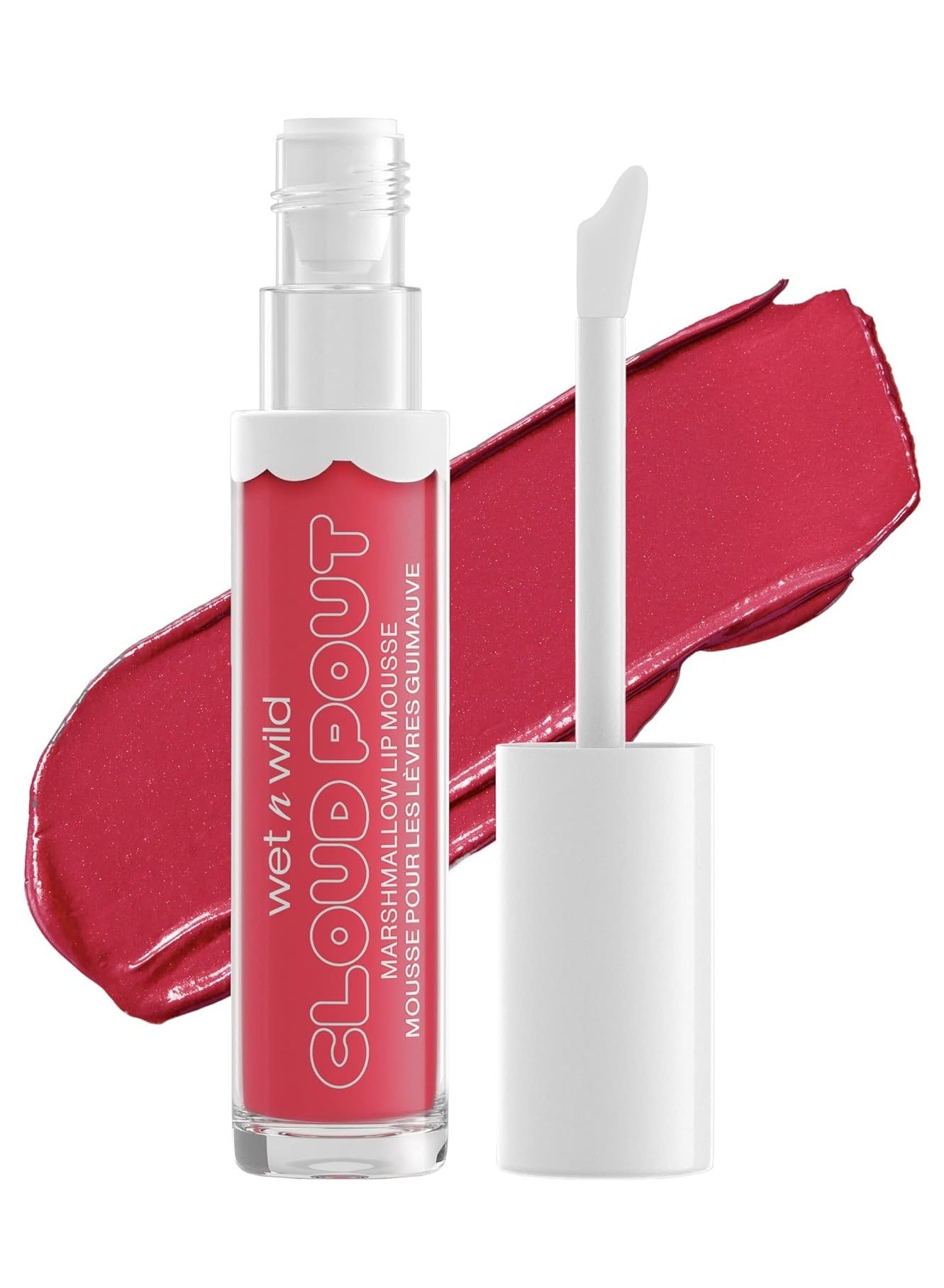 Wet n Wild Matte Cloud Pout Marshmallow Liquid Lipstick Non Drying Long Lasting Formula With Argan Oil Avocado Oil And Vitamin E Fluff You Flav U