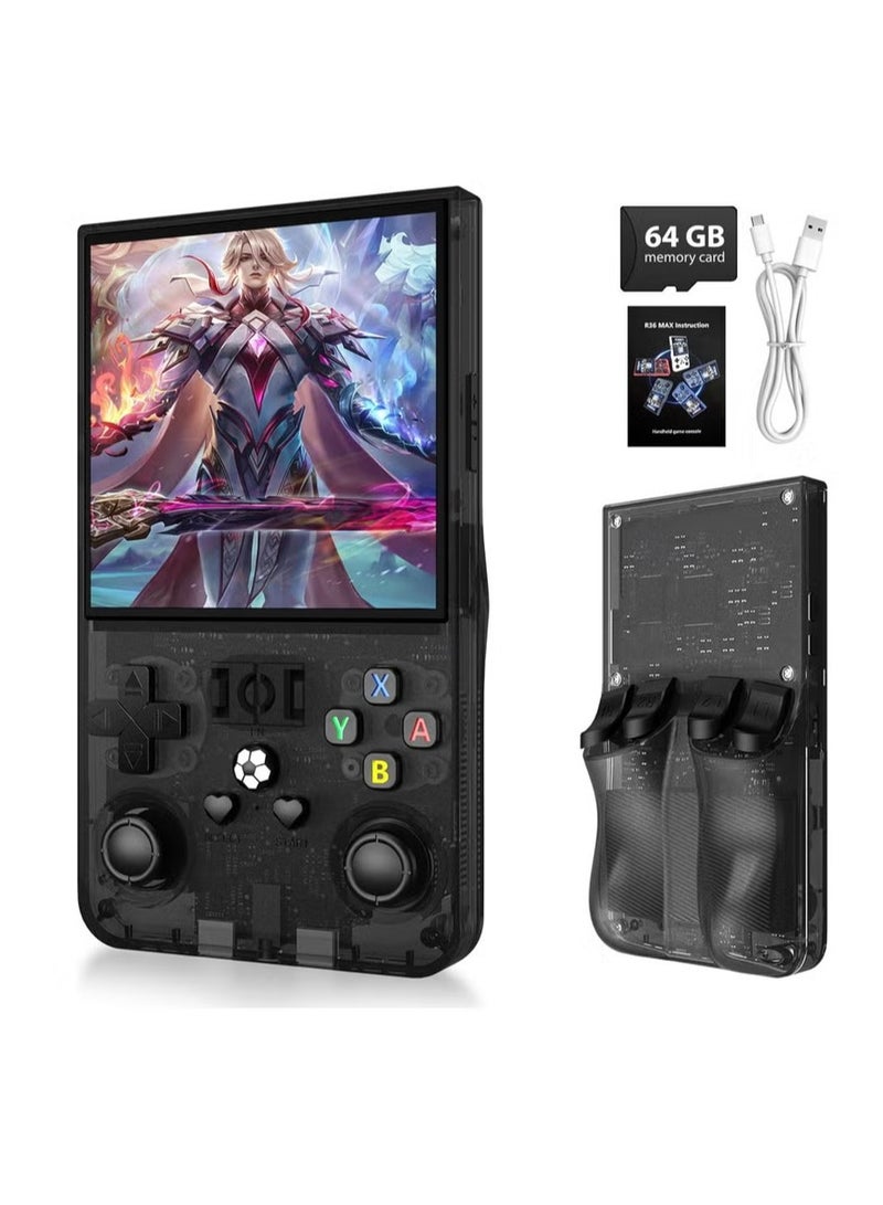 BlueFire R36MAX Retro Handheld Game Console with 4.0" IPS HD Screen, 64GB 18000+ Classic Games, Quad-Core RK3326, Linux OS, 30+ Emulators, 4000mAh Battery, Plug & Play, Dual Joysticks – Portable Gaming Console for Kids & Adults - Image 1