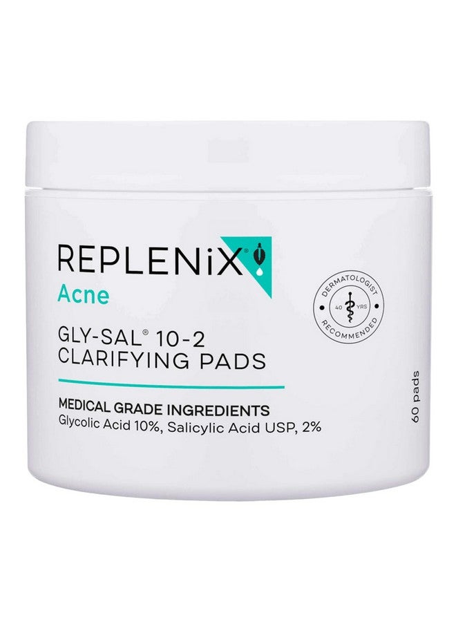 ريبلينكس مناديل جلي سال 10-2 المقشرة والمنظفة، من الدرجة الطبية للبشرة المعرضة لحب الشباب، علاج للوجه خالٍ من الزيوت مع بندق الساحرة، و10% من حمض الجليكوليك و2% من حمض الساليسيليك (60 قطعة) - Image 1