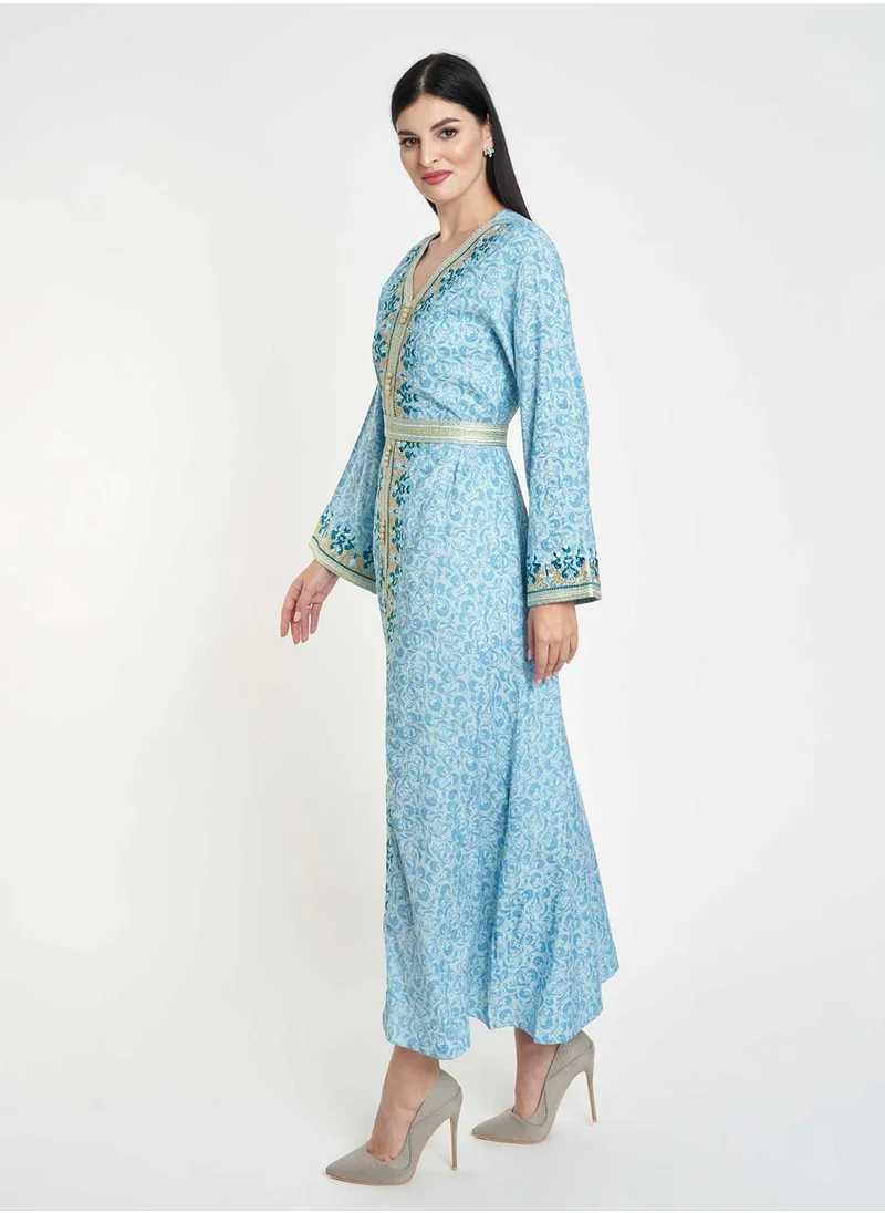 كشخة Printed Magarabi Look Jalabiya