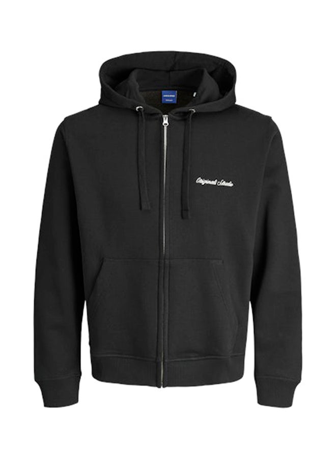 JACK & JONES Jornorrebro Emb Sweat Zip Hood Noos - Image 1