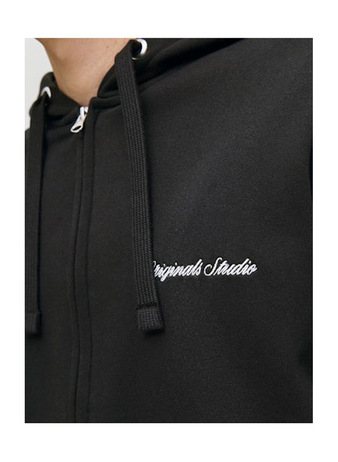 JACK & JONES Jornorrebro Emb Sweat Zip Hood Noos - Image 4
