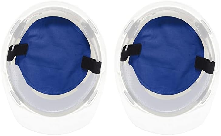 Ergodyne ChillIts 6715 Evaporative Polymer Cooling Interior Hard Hat Pad Solid Blue Pack of 2 - Image 1