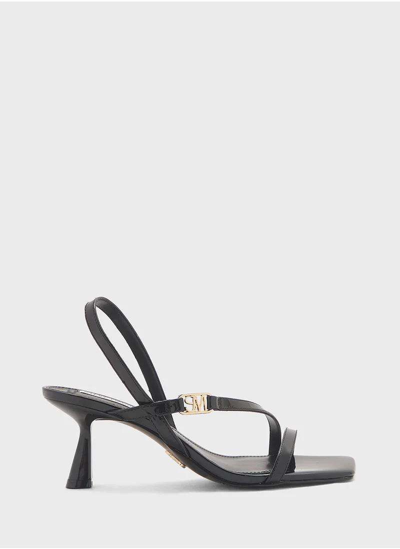ستيف مادن Infuzer Ankle Strap Mid Heel Sandals