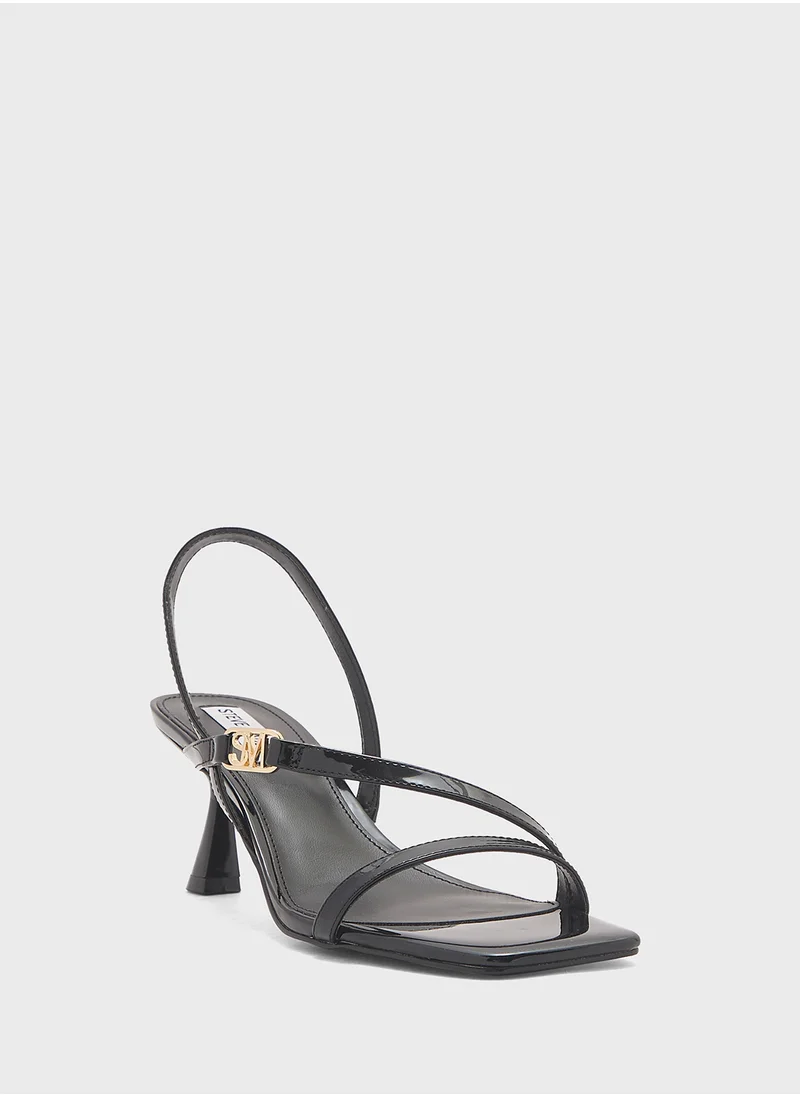 ستيف مادن Infuzer Ankle Strap Mid Heel Sandals
