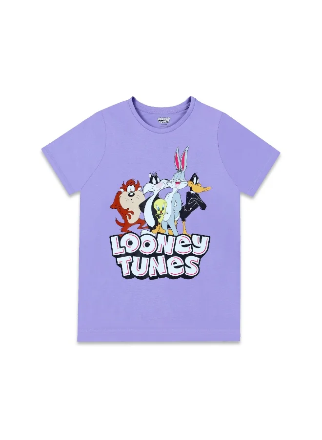 Warner Bros. Warner Bros. Looney Tunes  Girl's Short Sleeve 100% Cotton T-Shirt