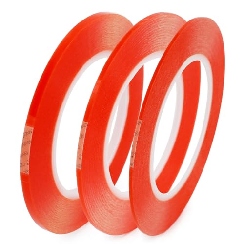 GENNEL 3pcs 2mm 3mm 5mm Clear Double Sided Strong Adhesive Acrylic Tape for Mobilephone LCD Screen Repair - Image 1