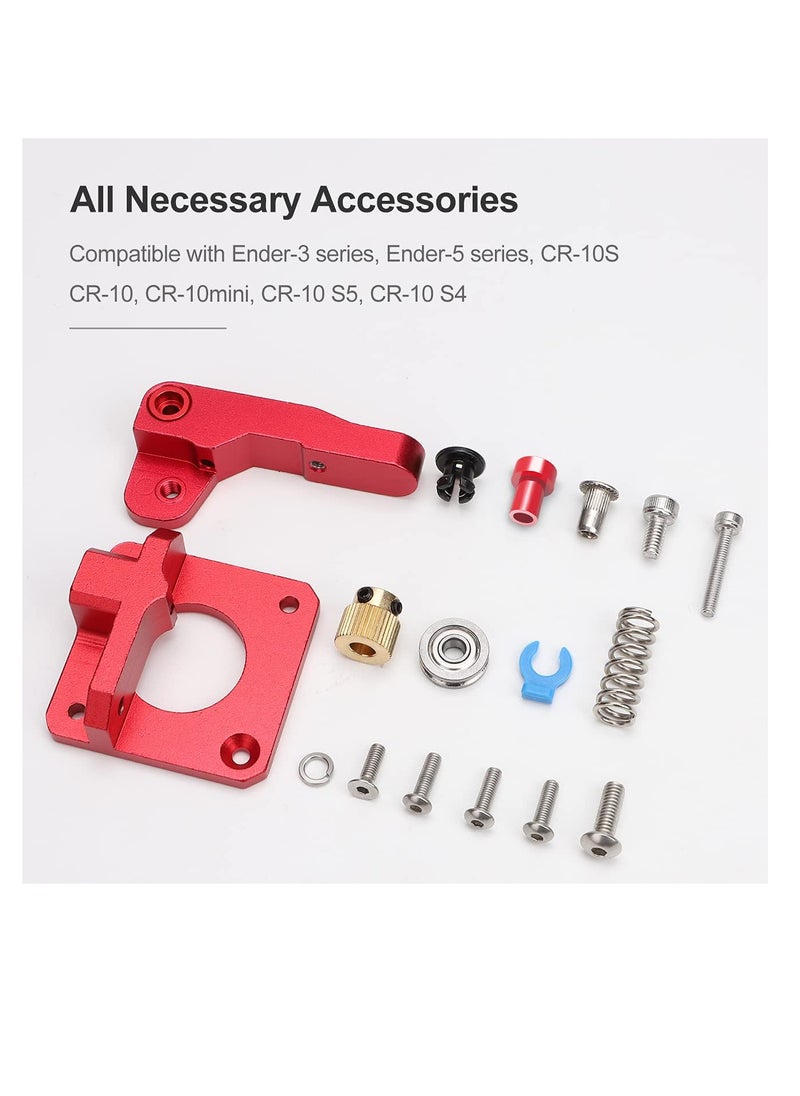SYOSI - Official 3D Printer Extruder, Upgraded Aluminum Drive Feed Extruders Accessories for 3D Printer 1.75mm Filament Works with Creality CR-10 Series, Ender 5 Series, Ender 3 Series - Image 1