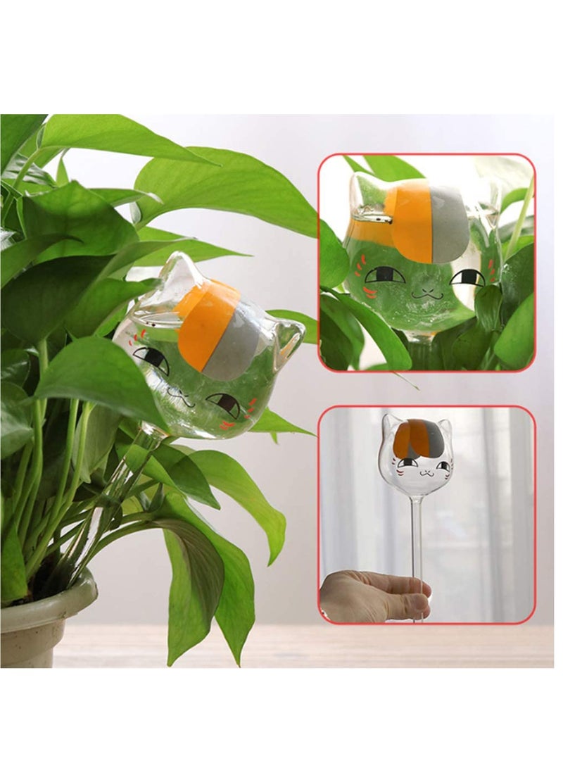 SYOSI Plant Watering Devices, Automatic Self-Watering Globes Balls Garden Water Watering Bulbs for Plants, Aqua Water Globe, Hand Blown Clear Glass Plant Water Bulbs for Indoor and Outdoor, 3 Cats - Image 4