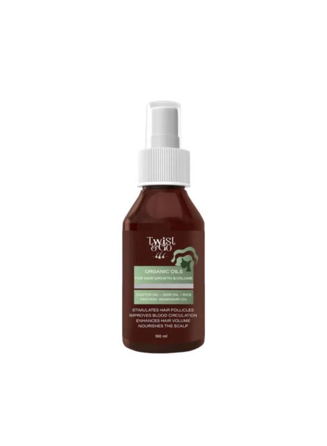  تويست اند جو  تويست اند جو زيت اورجانيك معزز النمو للشعر 100مل