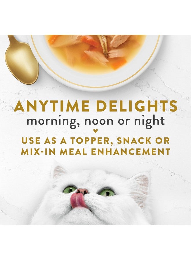 Fancy Feast Purina Fancy Feast Lickable Wet Cat Food Broth Topper Classic With Tuna, Anchovies and Whitefish - (Pack of 16) 1.4 oz. Pouches - Image 4