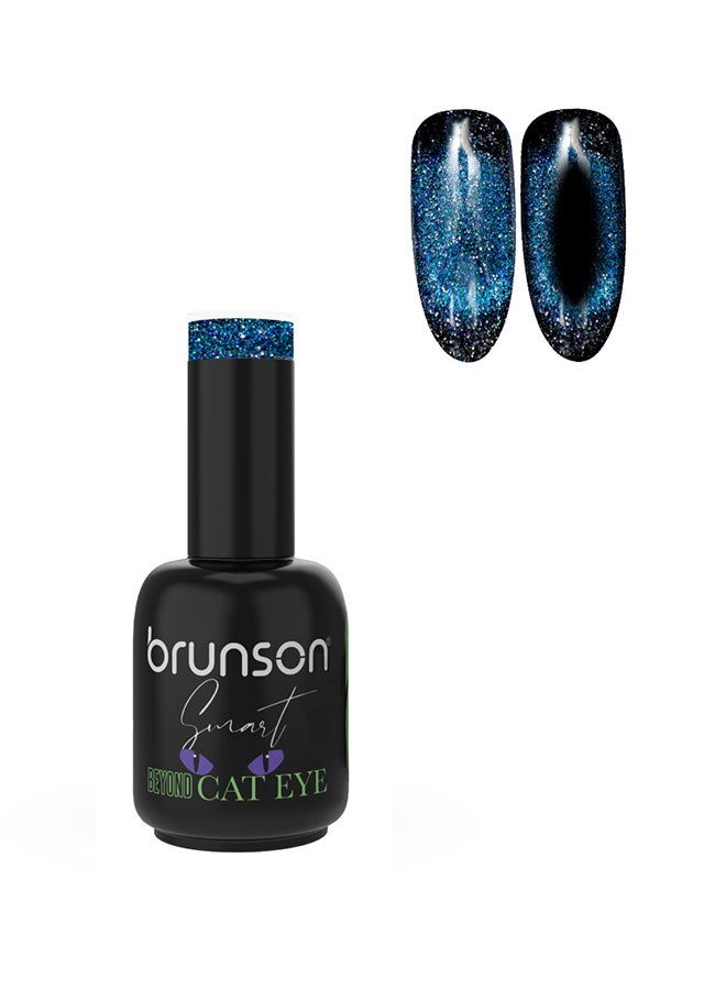 Gel Nail Polish 15ml Smart Beyond Cat Eye Gel Polish Glossy Shine Finish Long Lasting Sparkle UV Soak off Gel Nail Polish for Nail Art French Manicure Pedicure Salon Quality Chip Resistant Gel Nail