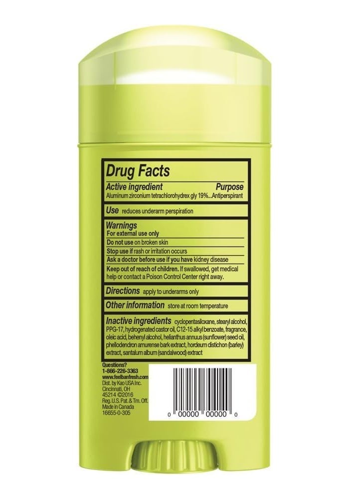 Ban Shower Fresh Invisible Solid Antiperspirant Deodorant, 2.6 oz - Pack of 6 - Image 2