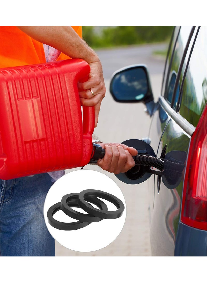 10 Pieces Gas Can Spout Gaskets Replacement Rubber Ring Can Gaskets Fuel Washer Seals Spout Gasket Sealing Rings Replacement Gas Gaskets Compatible with Most Gas Can Spout