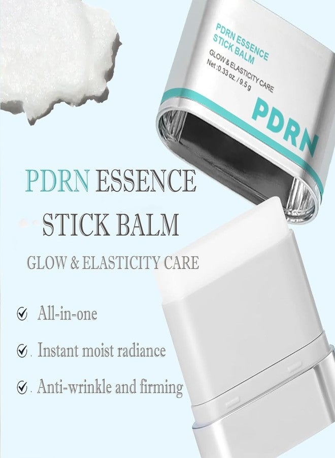 VishBin PDRN Collagen Essence Stick Balm for Face Eye Neck – Hydrating Moisturizing Glow Stick, Smooth-Looking & Supple Appearance Care, Korean Skincare Portable Multi Balm - Image 5