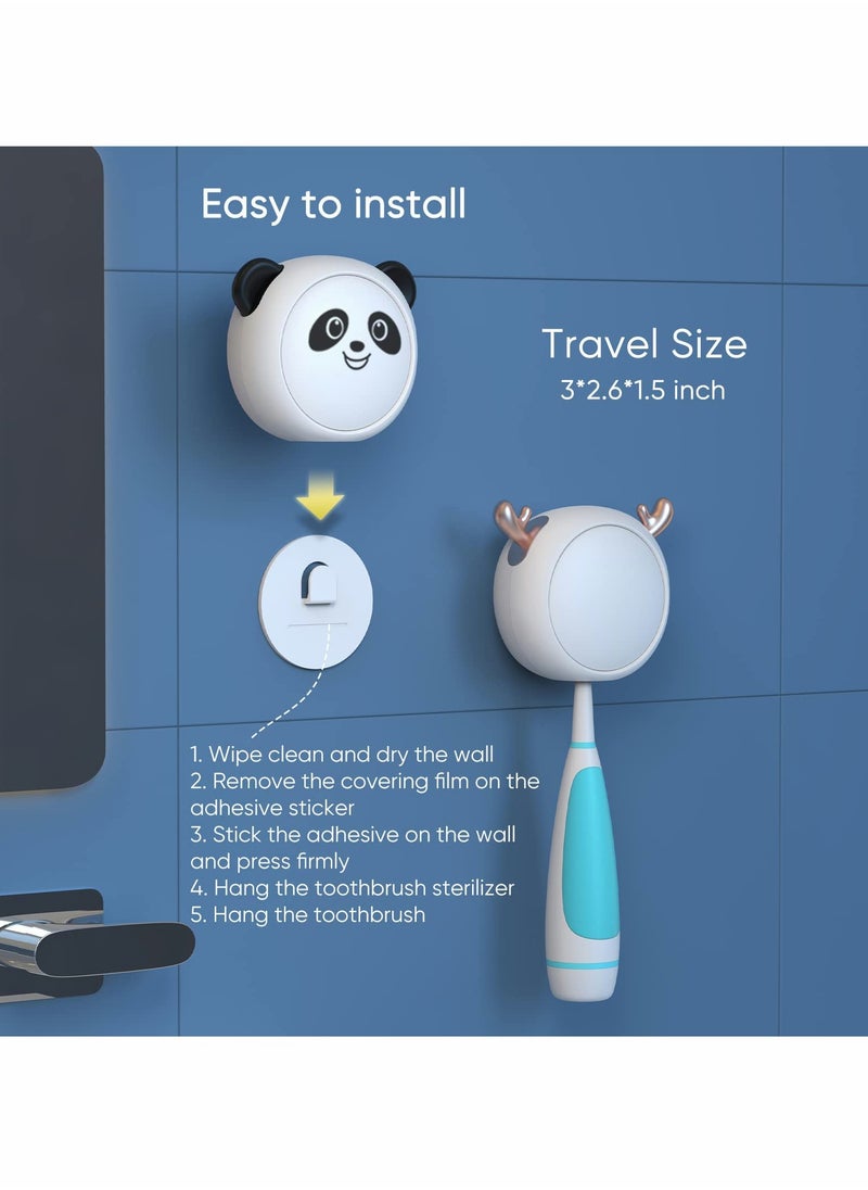 KASTWAVE - UV Sanitizer, Rechargeable Toothbrush Case, Portable Tooth Brush Sterilizer with Cover - Image 1