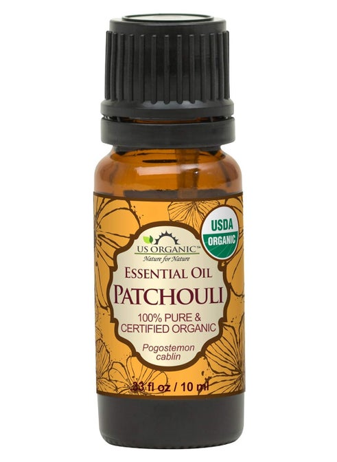 US Organic 100 Pure Patchouli Essential Oil  USDA Certified Organic Steam Distilled  WEuro droppers More Size Variations Available 10 ml  33 fl oz