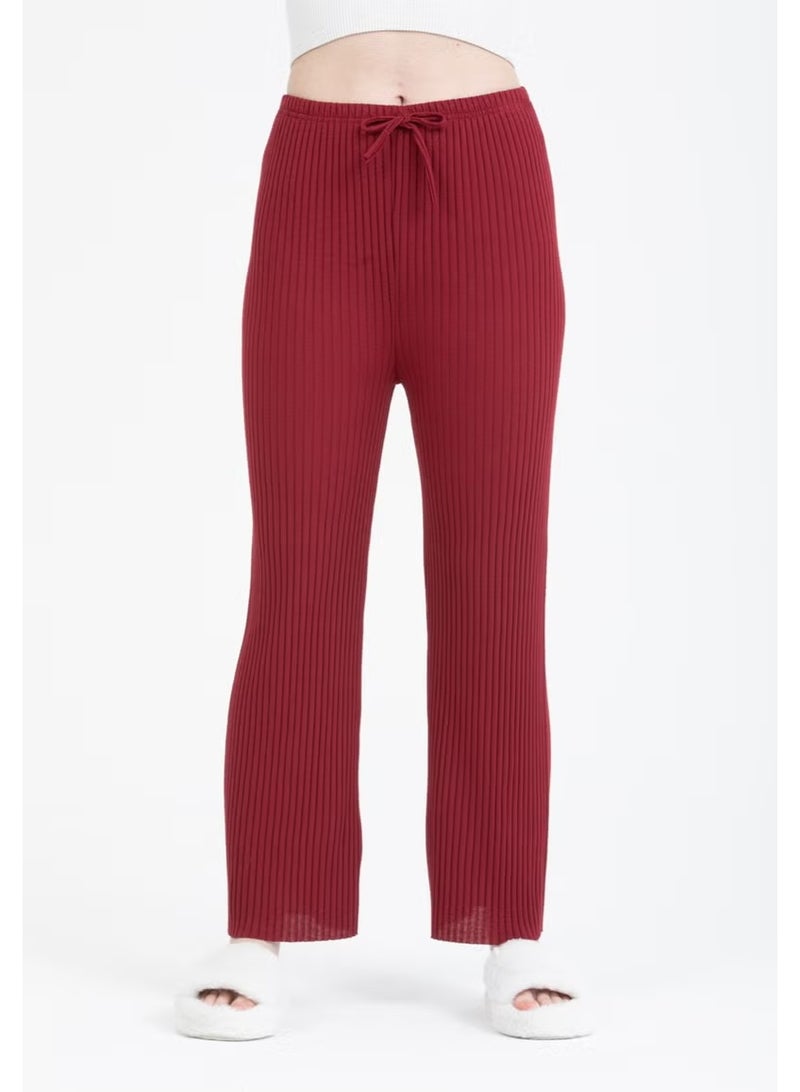 Bluence Ribbed Women's Sports Trousers with Elastic Waist - Image 3