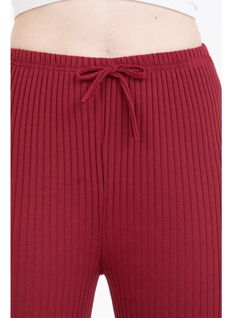 Bluence Ribbed Women's Sports Trousers with Elastic Waist - Image 5