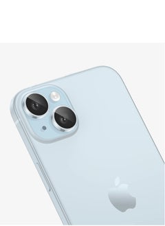Protect iPhone 15 & iPhone 15 Plus Camera Lens Protector 9H Tempered Glass Camera Cover Screen Protector with HD Clear & Metal Individual Ring design for iPhone 15 6.1 & iPhone 15 Plus 6.7  - Image 3