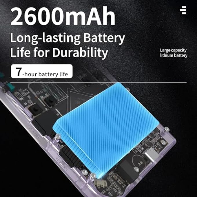 RG35XX 2024 RETRO HANDHELD GAME CONSOLE LINUX SYSTEM HDMI AND TV OUTPUT 3.5 INCH IPS SCREEN 64G TF CARD 5500+ CLASSIC GAMES 2600MAH BATTERY( RG35XX 2024 PURPLE) - Image 5