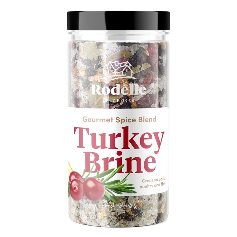 Rodelle Turkey Brine Gourmet Spice Blend Net Wt (25 Oz),, () - Image 1
