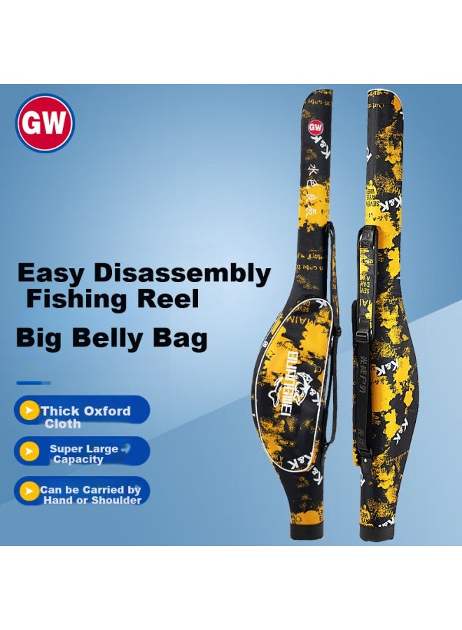 Gwgw Fishing Rod Bag 1.3m Single-layer Large Belly Bag Fish Rod Bag Sea Rod Bag Rock Fishing Rod Bag Bag Fishing Tackle Accessories - Image 1