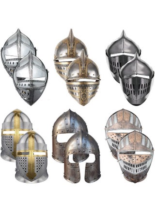 Medieval Party Knight Masks Paper Medieval Party Decor Cosplay Crusader Knight Masks Soldier Mask For Cosplay Knight Dress Up (12 Pieces) - pzsku/ZA9C6B091803BD9F2DD41Z/45/_/1724129351/2929d977-6fdf-417a-9077-6dfe04f9bc54