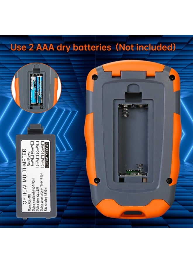 Bukela Portable Fiber Optic Tester with Power Meter and Visual Fault Locator, Universal Interface FC/SC/ST, Includes 10mW VFL and FC to LC Adapter - Image 5