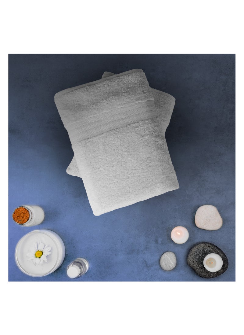 CLEANUP TOWELS - Cleanup Towels Set of 02 Bath Sheets. Size 90x170 Cm. Durable Quality With Excellent Color Options Specially Designed To Match Your Washroom And Home As You Desire. Well Absorbant Durable Lasts Long. 550 + GSM Guranteed. - Image 1