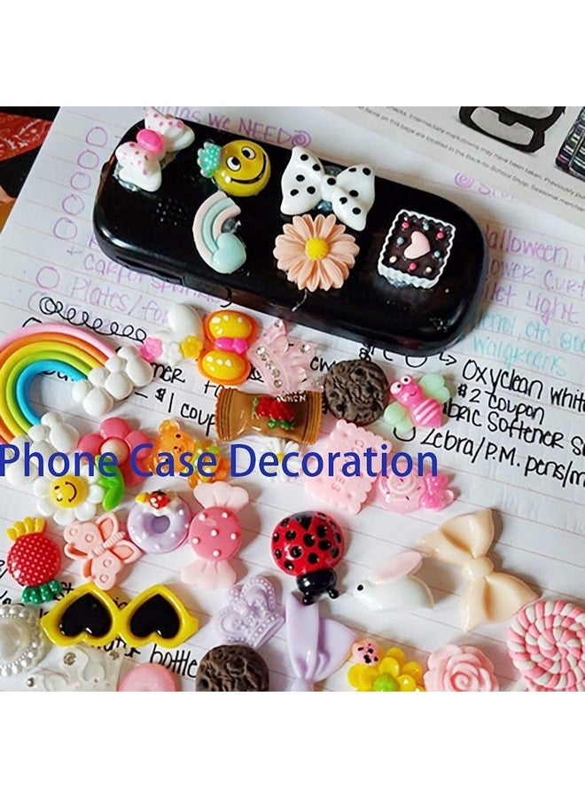 Chenkou Craft 50 قطعة مزيج مختلط عيد الفصح ديي فلات باك ريزين فلات باك لوازم سكرابوكينغ سلايم خرز للحرف اليدوية + 1 صندوق شفاف - Image 5