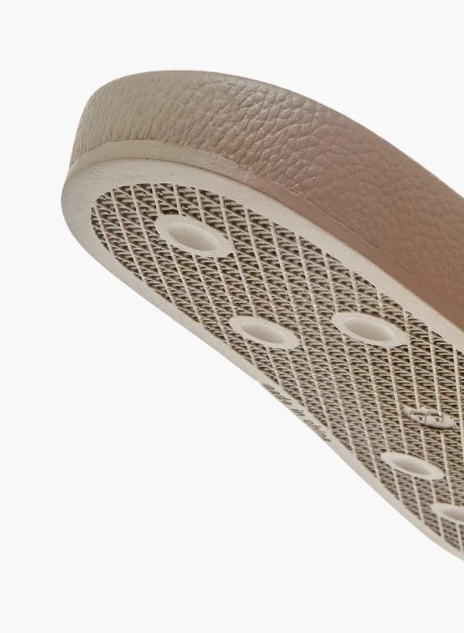LBL by Shoexpress Men Textured Slip-On Slides