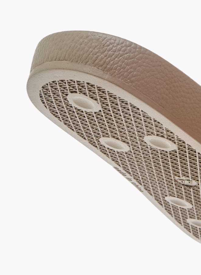 LBL by Shoexpress Men Textured Slip-On Slides - Image 5