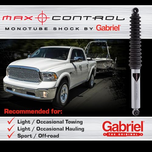 Gabriel 77422 Max Control Rear Monotube Shock Absorber fits Chevrolet Colorado, Blazer, S10, GMC Canyon, Jimmy, Sonoma, Syclone, Typhoon; Isuzu Hombre, i-280; Oldsmobile Bravada (1 Pack) - Image 3