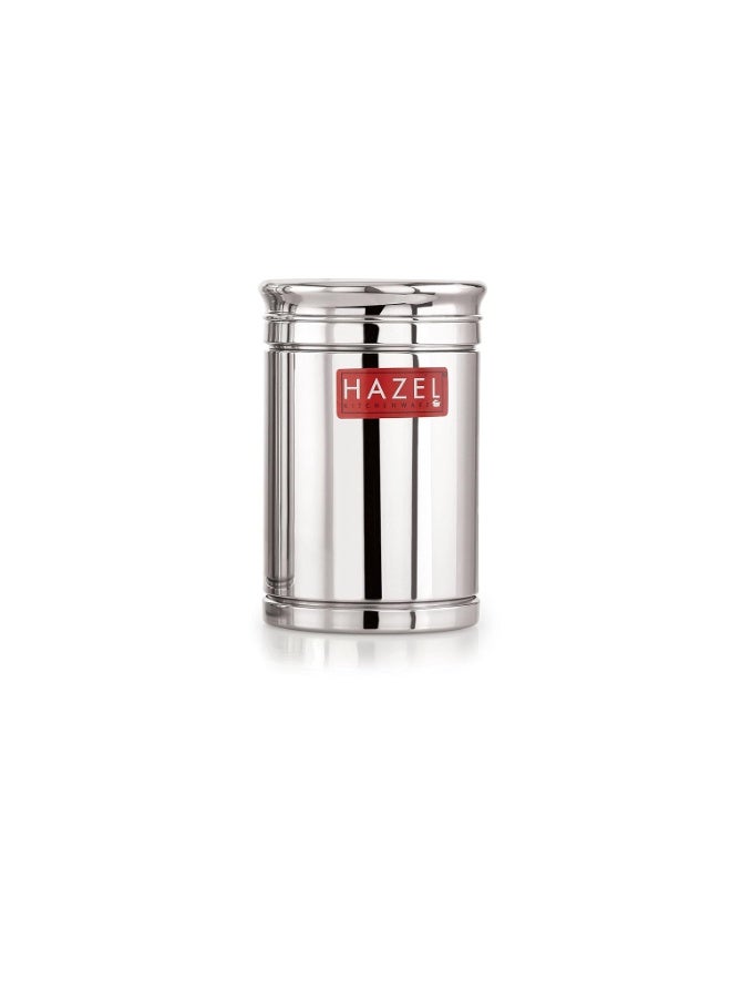 HAZEL Stainless Steel Container Set | 1800 ml Set of 5 Steel Container For Kitchen Storage Set | Air Tight Containers For Kitchen Storage | Ideal For Storing Rice, Cereal, Pulse, Snacks. - Image 4