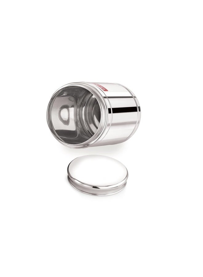HAZEL Stainless Steel Container Set | 1800 ml Set of 5 Steel Container For Kitchen Storage Set | Air Tight Containers For Kitchen Storage | Ideal For Storing Rice, Cereal, Pulse, Snacks. - Image 3