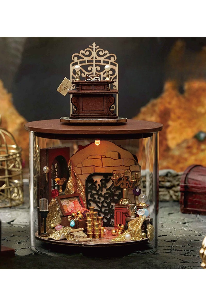 Puzzle Handmade Assembled House Scene Model Gift - Image 1