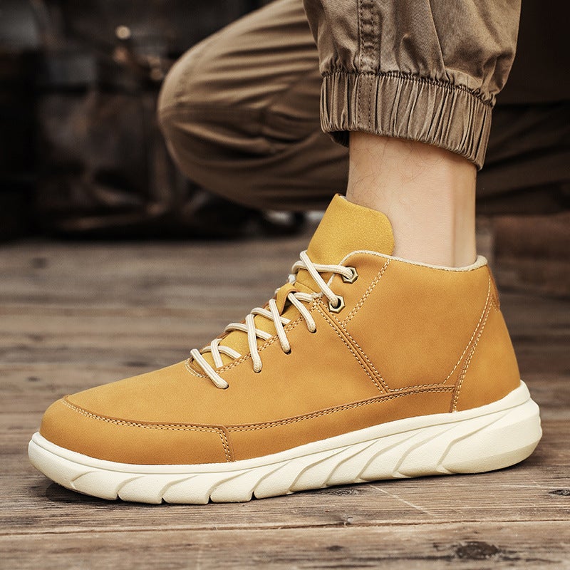 New Men'S Shoes, Retro Sports Rhubarb Boots, Men'S Work Shoes, Daily Casual Shoes, Outdoor Hiking Shoes - Image 2