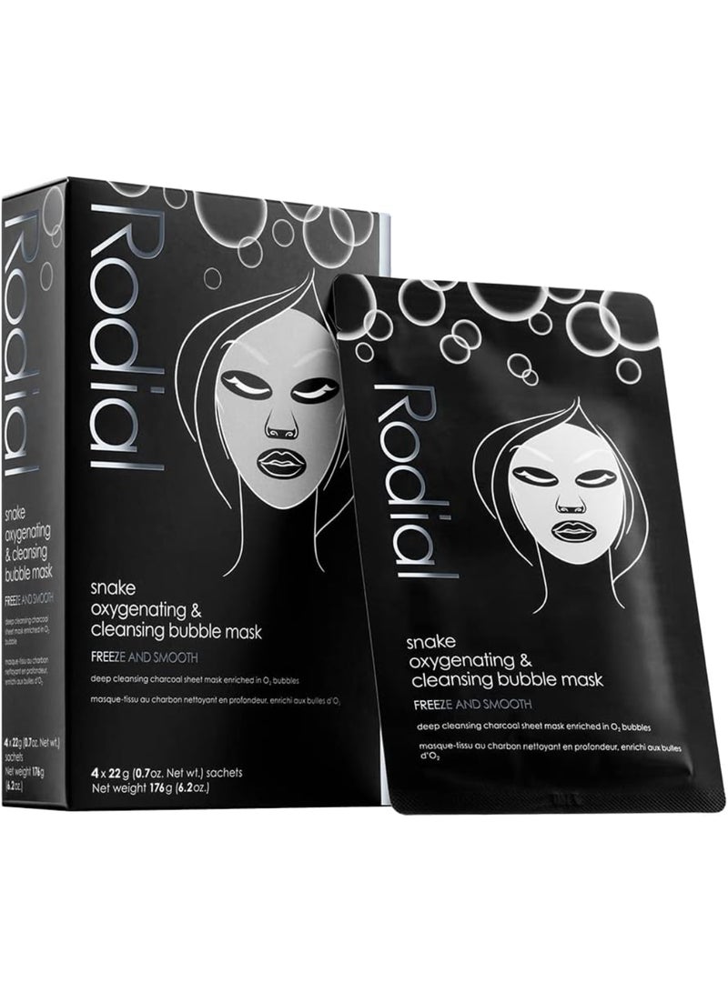Rodial قناع روديال سنيك بابل × 4 – لتقليل المسام للبشرة الدهنية، رماد بركاني و سين-أكي™، علاج تنظيف للبشرة المعرضة لحب الشباب، عبوة 4 قطع - Image 5