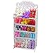 DoubleWood 1 Doll Shoes Rack 20 Pairs Doll Shoes Different Assorted Colors High Heel Shoes Doll Boots Flat Shoes Set Replacement for 115 inch Doll Doll Rack Shoes - Image 3