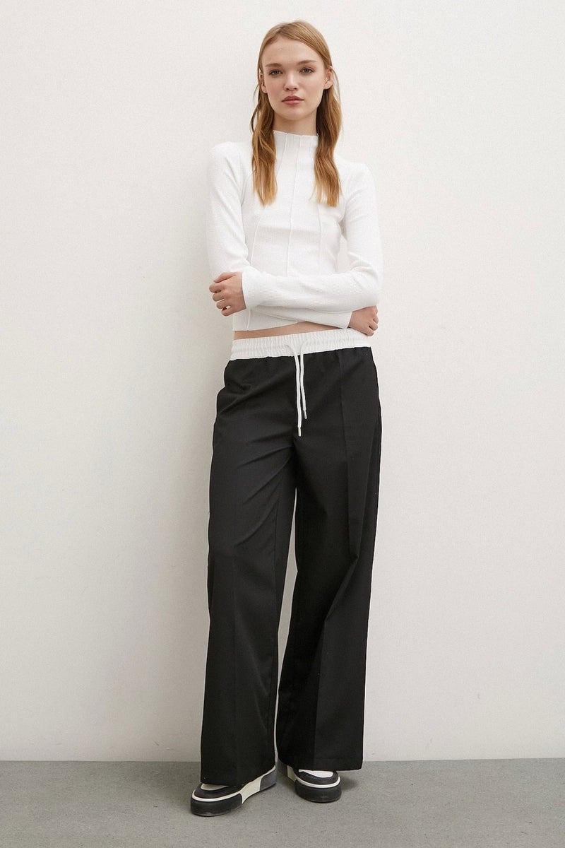 Never More Front Stitched Blouse White - Image 3