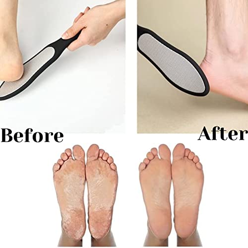 TRITON Double Sided Lazer and Emery Foot Scraper, Filer for Hard and Dead Skin Callus Remover, Pedicure Foot Scrubber for Men and Women - Image 5